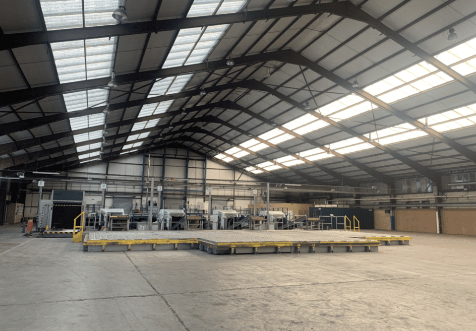 Inside London Southend Airport's cargo facility